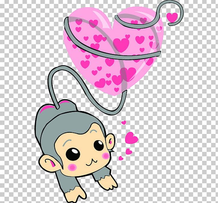 Cartoon Monkey Illustration PNG, Clipart, Air Balloon, Animals, Art, Balloon, Balloon Cartoon Free PNG Download