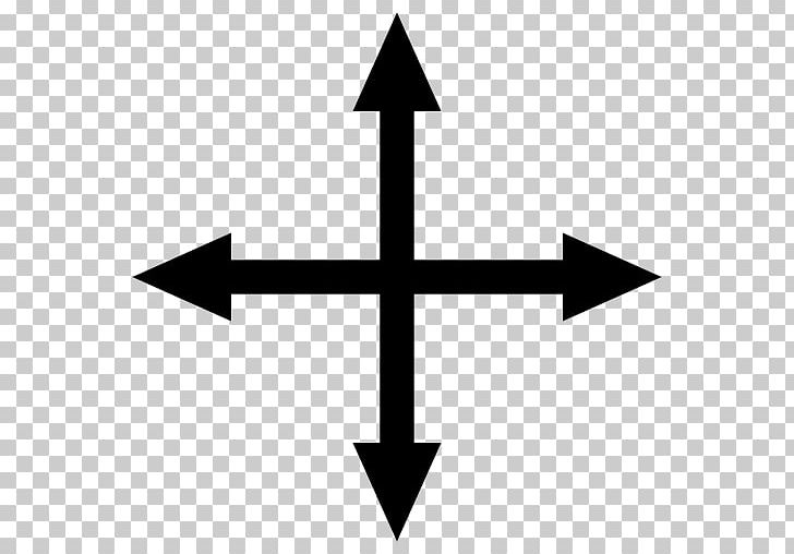 Symbol Of Chaos PNG, Clipart, Angle, Arrow, Black And White, Computer Icons, Cross Free PNG Download