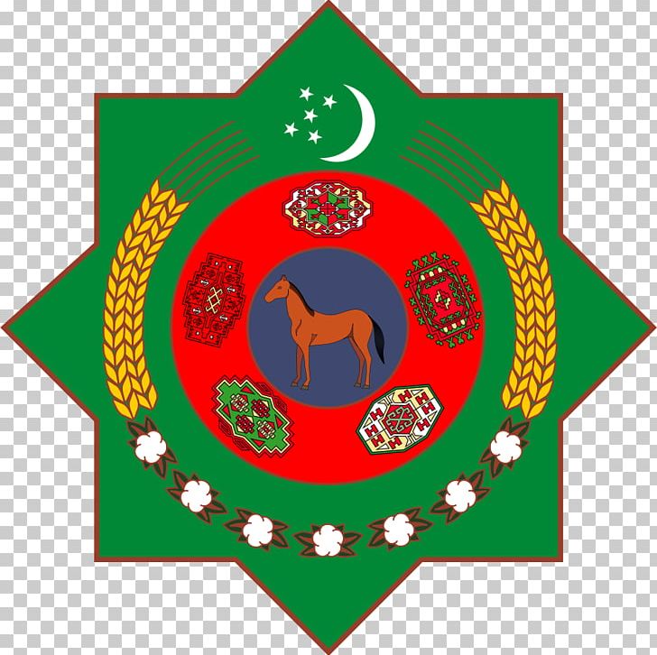 Emblem Of Turkmenistan Turkmen Soviet Socialist Republic Coat Of Arms Turkmens PNG, Clipart, Area, Arms Of Canada, Christmas Ornament, Circle, Coat Of Arms Free PNG Download