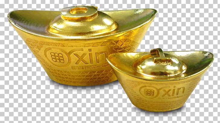 Gold Yuanbaozhen Sycee Feng Shui Ingot PNG, Clipart, Bowl, Brass, Ceramic, Chinese, Cooking Free PNG Download