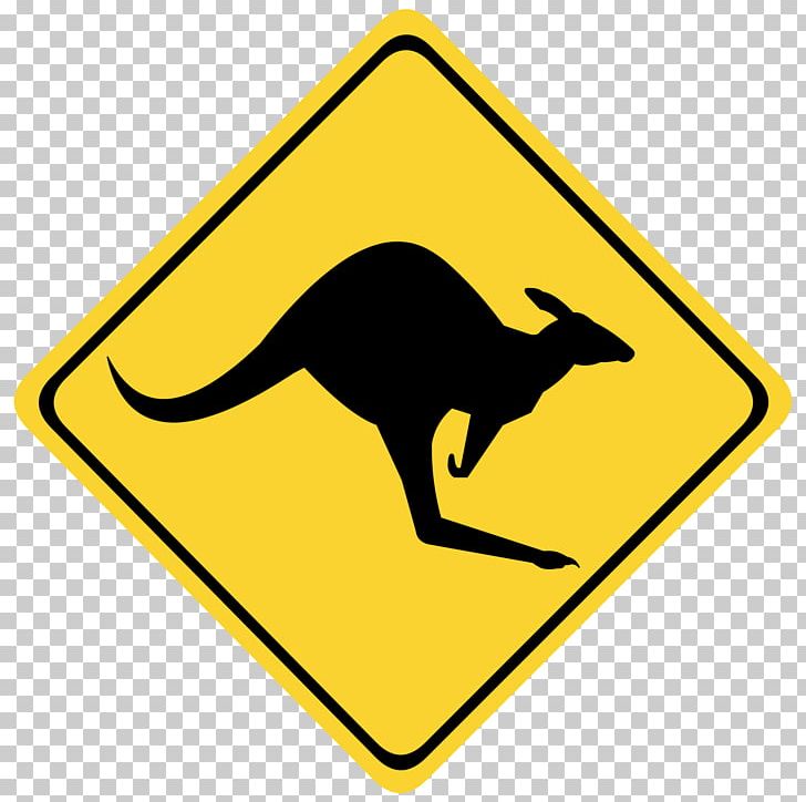 Australia Warning Sign Kangaroo Traffic Sign PNG, Clipart, Animals, Area, Australia, Brand, Computer Icons Free PNG Download
