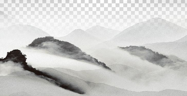 Ink Wash Painting Shan Shui Poster Chinoiserie PNG, Clipart, Architecture, Art, Black And White, Budaya Tionghoa, Cloud Free PNG Download
