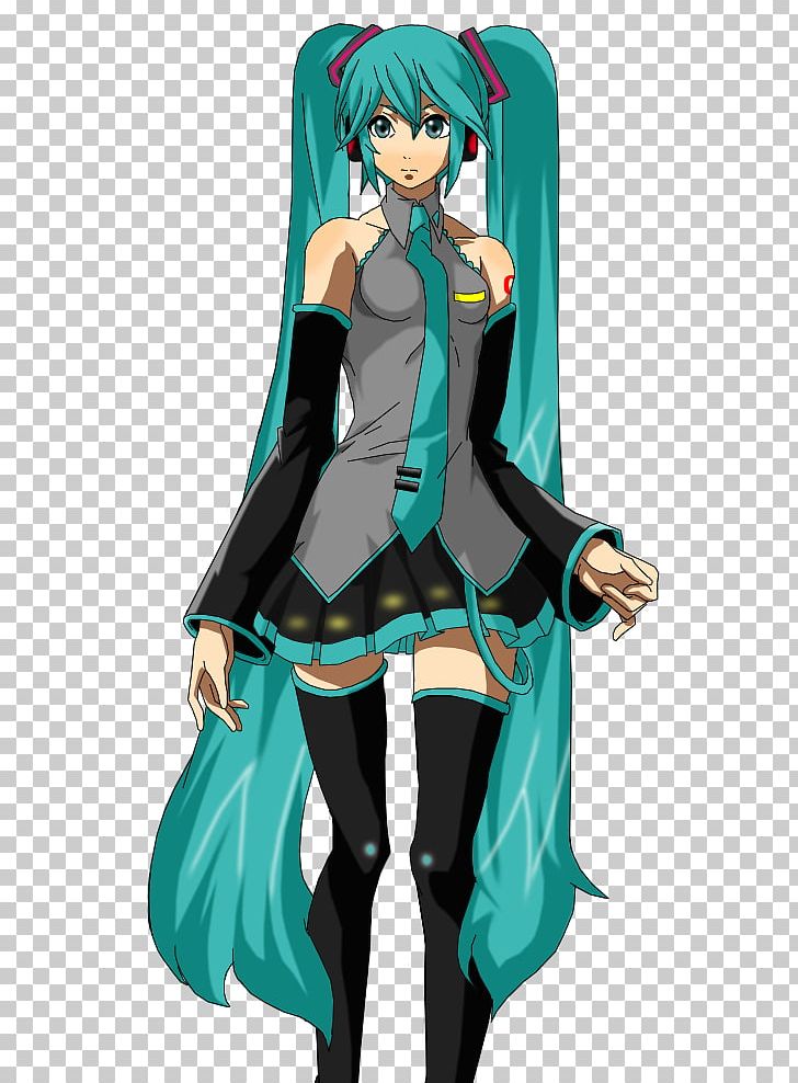 Hatsune Miku PNG, Clipart, Anime, Black Hair, Brown Hair, Clothing, Costume Free PNG Download