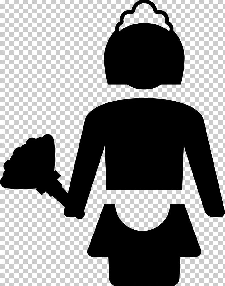 Maid Service Domestic Worker PNG, Clipart, Apron, Artwork, Black, Black And White, Cleaning Free PNG Download