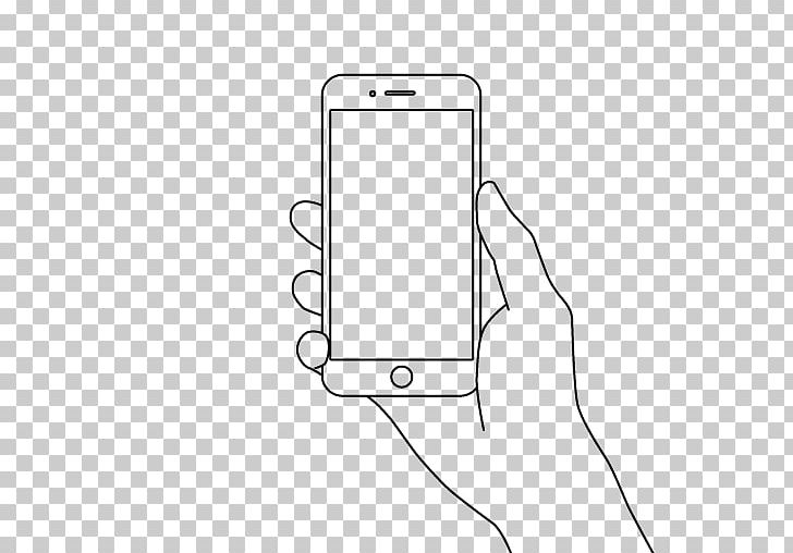 Smartphone Drawing Mobile Phones Line Art PNG, Clipart, Angle, Area, Black And White, Creative Industries, Creative Work Free PNG Download