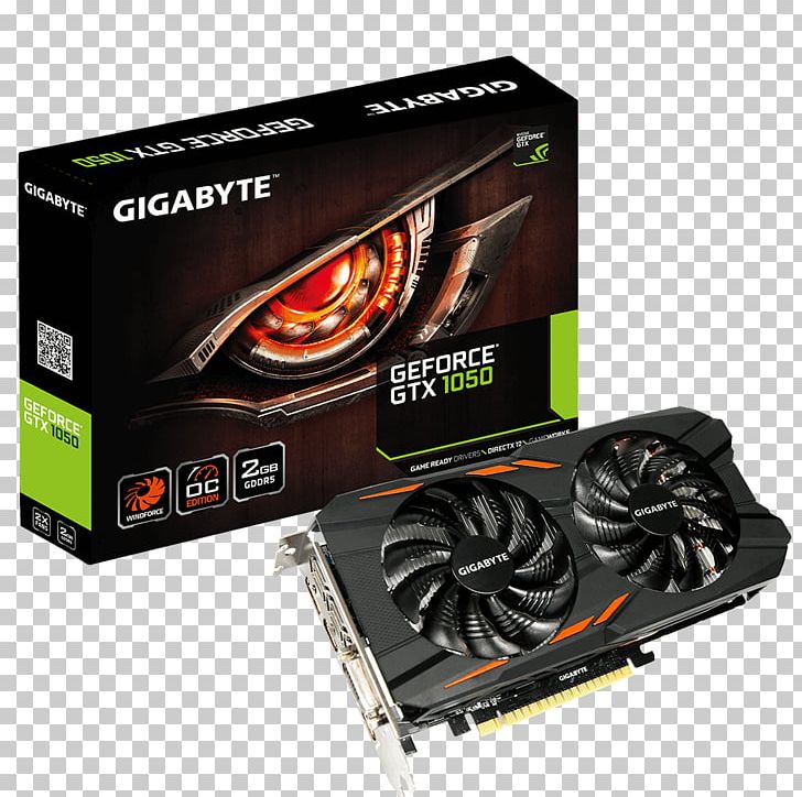 Graphics Cards & Video Adapters GDDR5 SDRAM NVIDIA GeForce GTX 1050 Gigabyte Technology PNG, Clipart, Computer, Electronic Device, Electronics, Evga Corporation, Gddr5 Sdram Free PNG Download