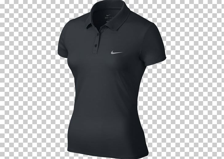T-shirt Polo Shirt Nike Sleeve PNG, Clipart, Active Shirt, Adidas, Angle, Black, Clothing Free PNG Download