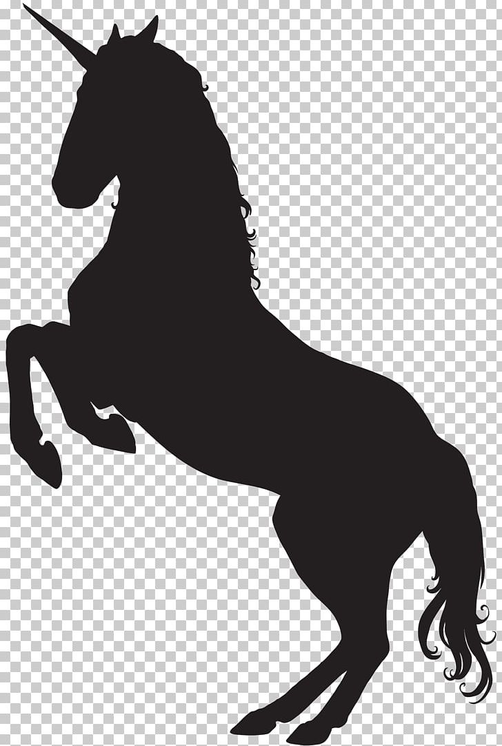 Unicorn Silhouette PNG, Clipart, Art, Black And White, Dog Like Mammal, Drawing, Fantasy Free PNG Download