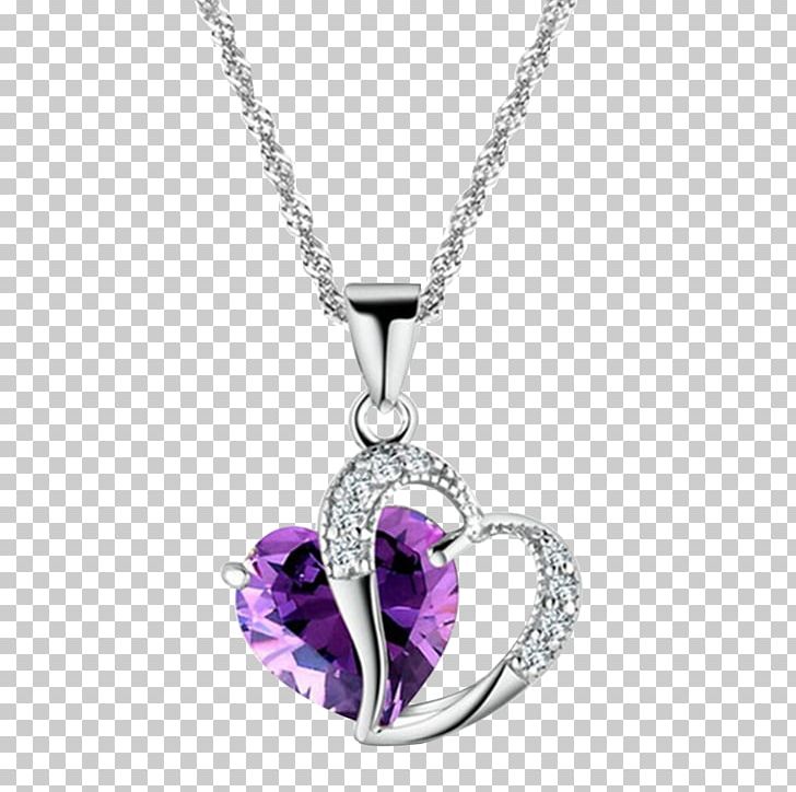 Earring Necklace Charms & Pendants Heart Jewellery PNG, Clipart, Amethyst, Body Jewelry, Bracelet, Chain, Charms Pendants Free PNG Download
