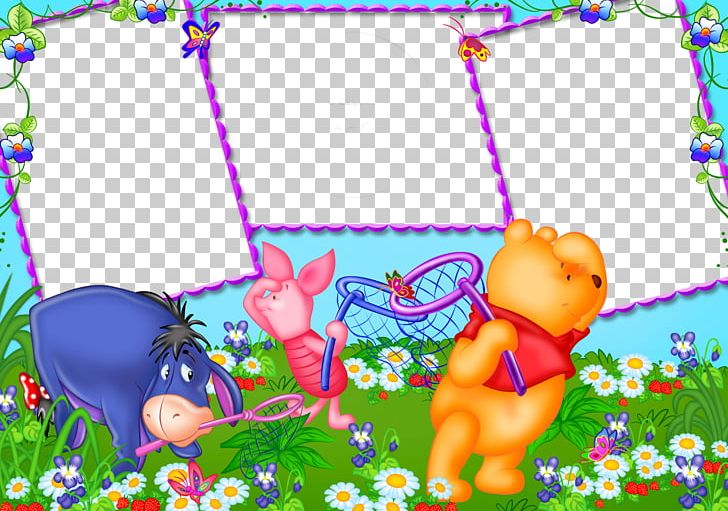 Winnie-the-Pooh Cuadro Frame Desktop PNG, Clipart, Art, Cartoon, Character, Computer Wallpaper, Cuadro Free PNG Download