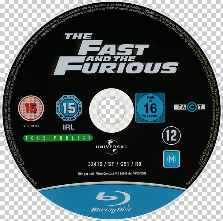 Blu-ray Disc Dominic Toretto Brian O'Conner Letty The Fast And The Furious PNG, Clipart,  Free PNG Download
