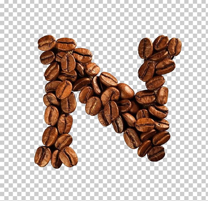 Coffee Bean Espresso Cappuccino Cafe PNG, Clipart, Alphabet Letters, Arabica Coffee, Bean, Beans, Caffeine Free PNG Download