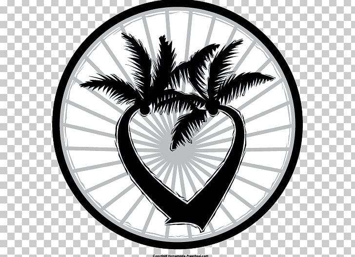 Tree Circle Arecaceae PNG, Clipart, Arecaceae, Beach, Black And White, Circle, Clock Free PNG Download