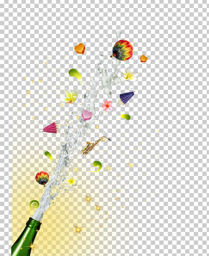 Champagne Cup Bottle PNG, Clipart, Alcoholic Drink, Beer, Beer Salute, Bottle, Branch Free PNG Download