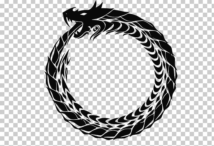 Ouroboros Ghostmasters Symbol Dragon Snake PNG, Clipart, Altered Carbon, Black And White, Circle, Computer Icons, Desktop Wallpaper Free PNG Download