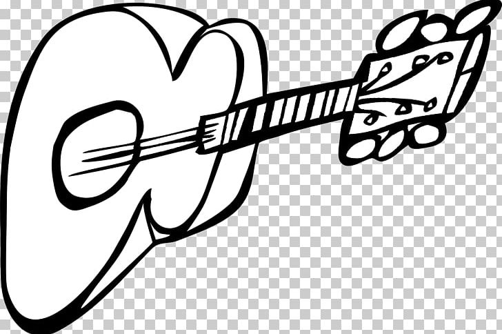 Black And White Electric Guitar PNG, Clipart, Acoustic Guitar, Area, Artwork, Black, Black And White Free PNG Download