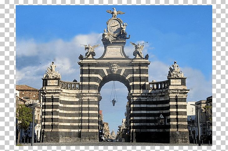 Porta Garibaldi Catania In Camera Piazza Palestro Via Giuseppe Garibaldi Fortino PNG, Clipart, Building, Catania, Classical Architecture, Clock Tower, Facade Free PNG Download