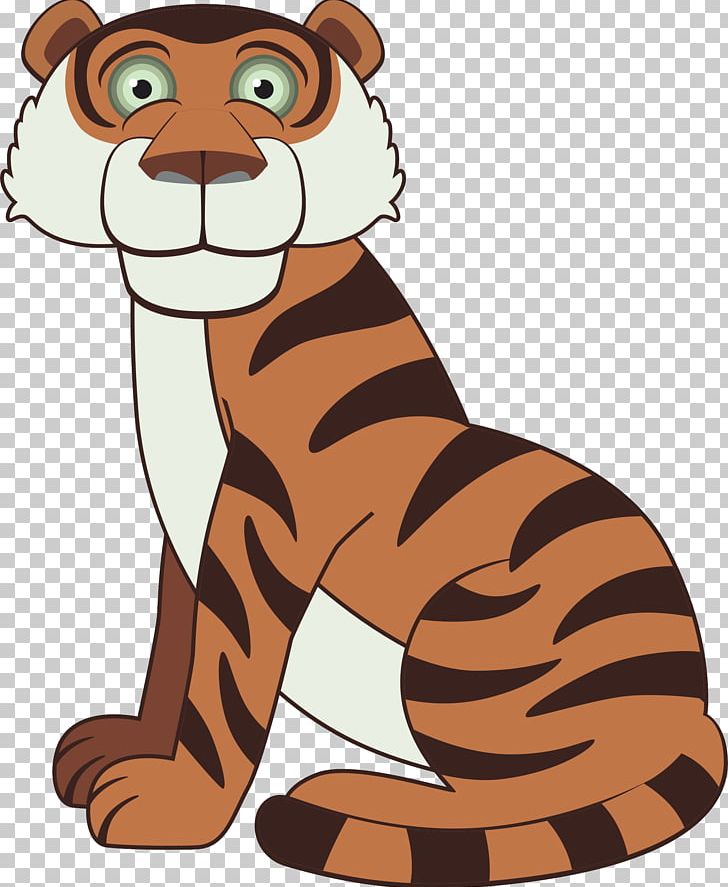 Tiger Euclidean Drawing Illustration PNG, Clipart, Animal, Animals, Animation, Big, Big Cats Free PNG Download
