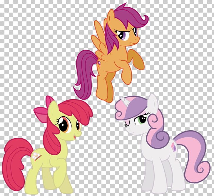 Apple Bloom Scootaloo Pony The Cutie Mark Crusaders Sweetie Belle PNG, Clipart, Cartoon, Cutie Mark Crusaders, Deviantart, Fictional Character, Flut Free PNG Download