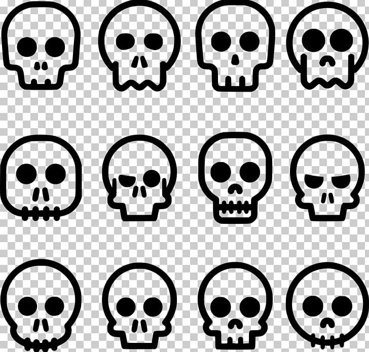 Skull Drawing PNG, Clipart, Art, Black And White, Bone, Computer Icons, Drawing Free PNG Download