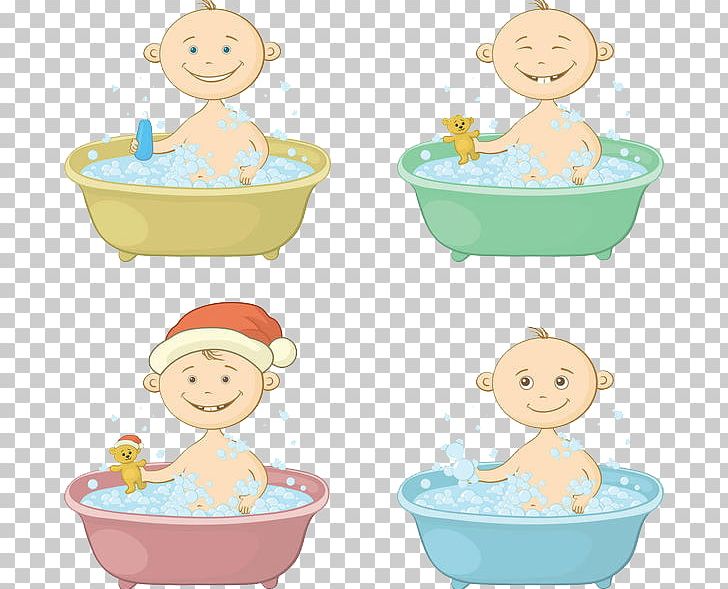 Bathing Child Stock Illustration Illustration PNG, Clipart, Babies, Baby, Baby Animals, Baby Announcement, Baby Announcement Card Free PNG Download