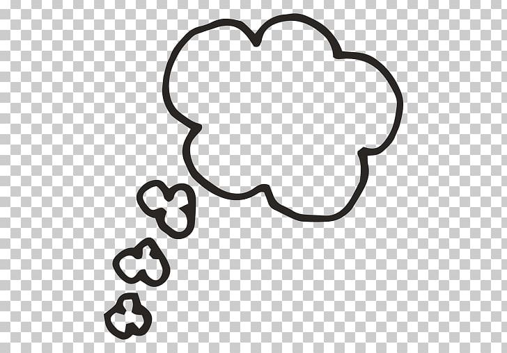 Cloud Thought PNG, Clipart, Area, Auto Part, Black, Black And White, Body Jewelry Free PNG Download