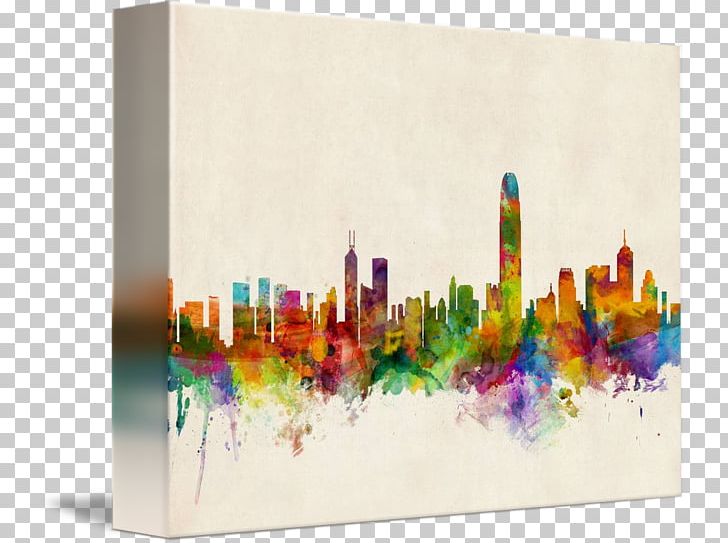 Hong Kong Canvas Print Skyline Art Printmaking PNG, Clipart, Allposterscom, Art, Artcom, Art Museum, Canvas Free PNG Download