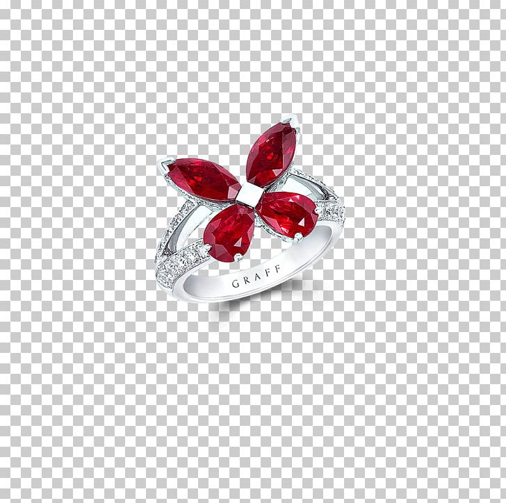 Ruby Graff Diamonds Ring Jewellery PNG, Clipart, Body Jewellery, Body Jewelry, Butterfly, Charms Pendants, Classic Free PNG Download