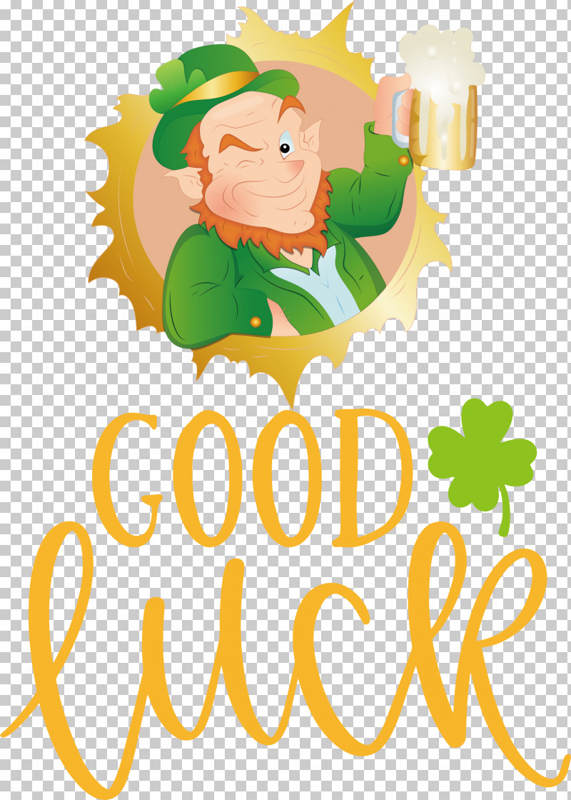 Saint Patrick Patricks Day Good Luck PNG, Clipart, Cartoon, Fourleaf Clover, Good Luck, Irish People, Patricks Day Free PNG Download