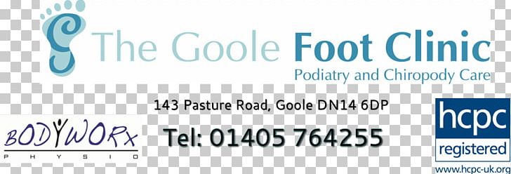 Podiatrist The Goole Foot Clinic PNG, Clipart, Banner, Blue, Brand, Clinic, Foot Free PNG Download