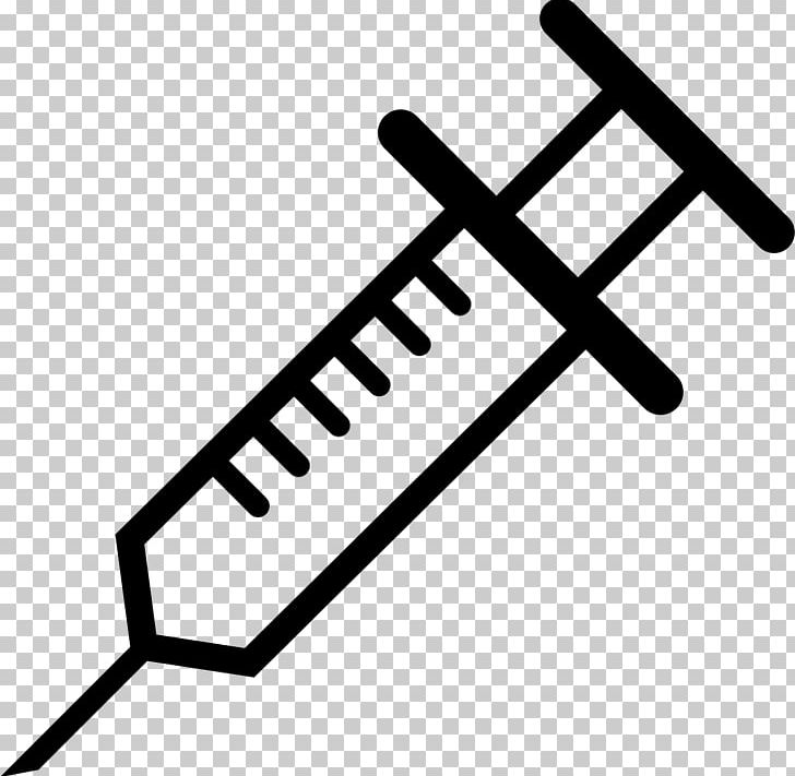 Syringe Hypodermic Needle Injection PNG, Clipart, Angle, Black And White, Brand, Computer Icons, Hypodermic Needle Free PNG Download