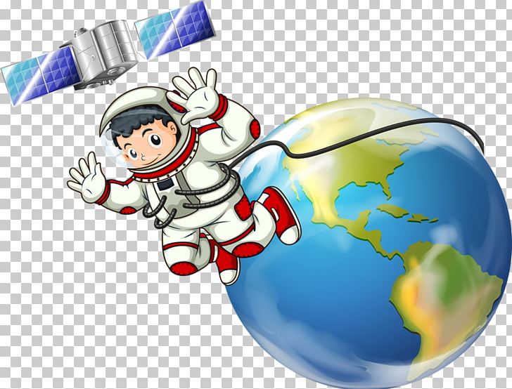Cartoon Astronaut Outer Space Illustration Png Clipart Albom