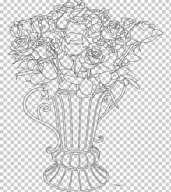 Vector Illustration Design Beautiful Spring Foliage Flower Pot Stock Vector  by ©Angry_red_cat 188565600