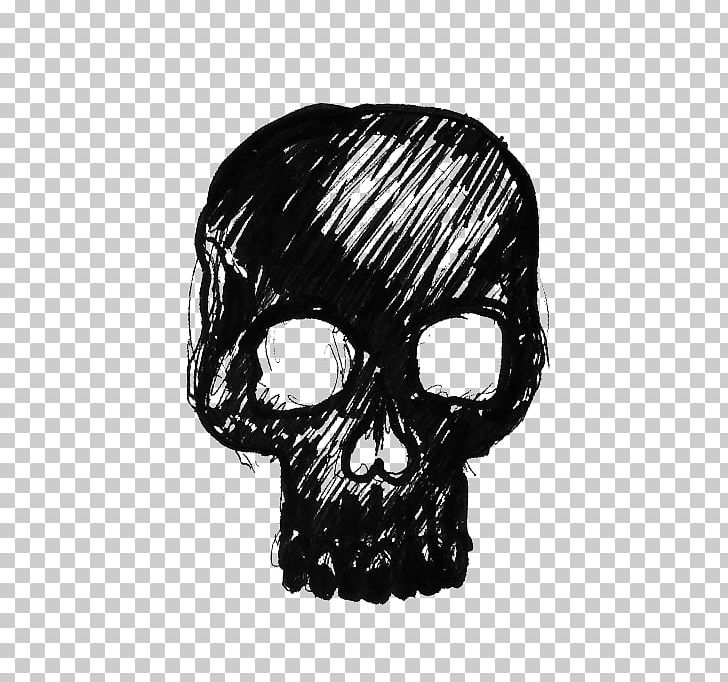 Skull Drawing Portable Network Graphics Grunge PNG, Clipart, Art, Black And White, Bone, Download, Drawing Free PNG Download