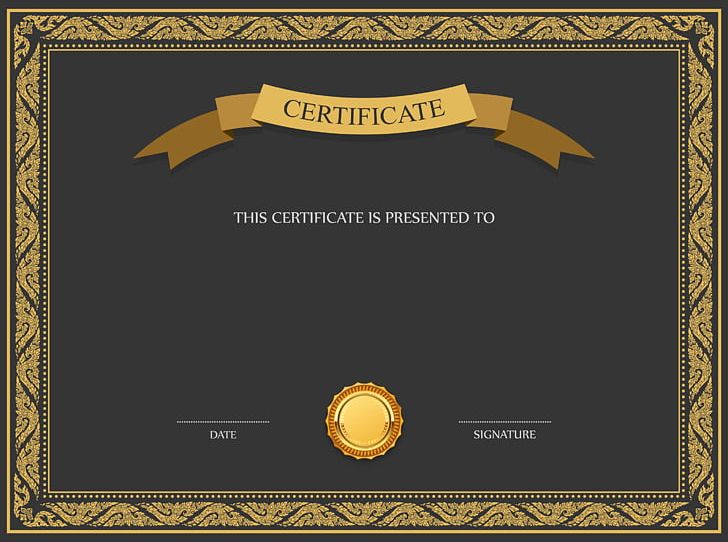 Template Academic Certificate PNG, Clipart, Academic Certificate, Award, Brand, Cdr, Certificate Free PNG Download
