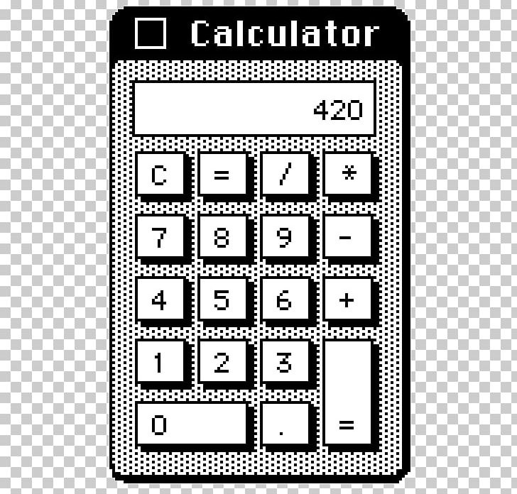 Macintosh Apple Skeuomorph User Interface MacOS PNG, Clipart, Apple, Area, Black And White, Calculator, Computer Software Free PNG Download