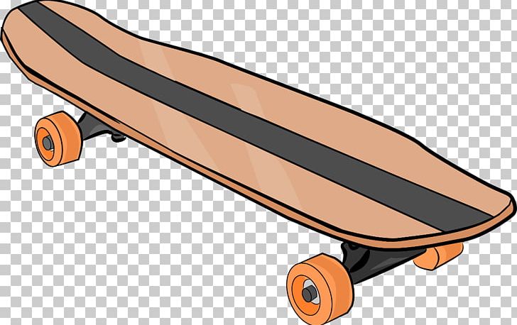 Skateboarding PNG, Clipart, Clip Art, Free Content, Line, Longboard, Orange Free PNG Download