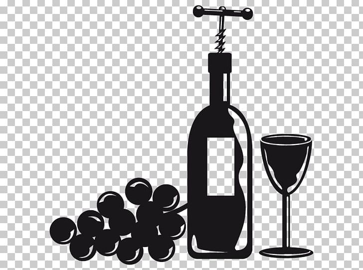 Glass Bottle Red Wine Wine Glass PNG, Clipart, Alcoholic Drink, Bar, Barware, Black And White, Bottle Free PNG Download
