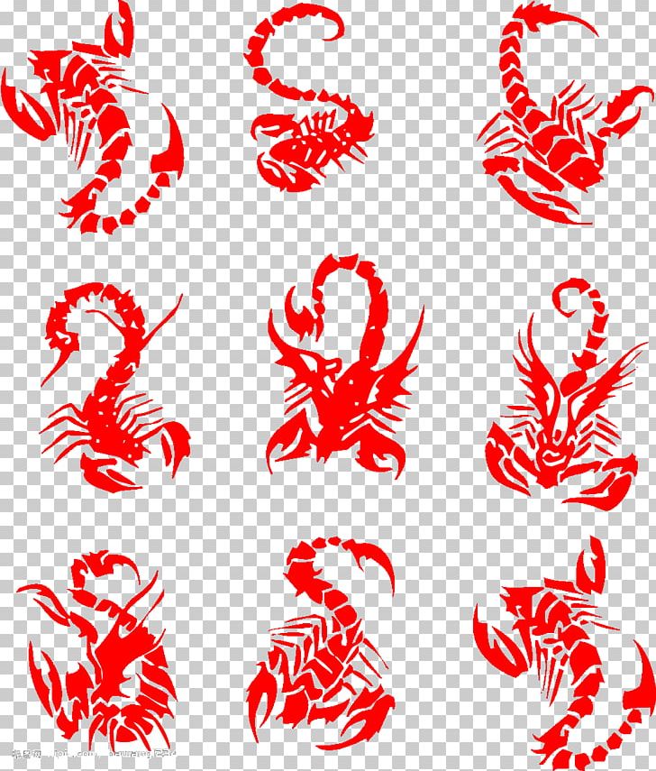 Scorpion Tattoo PNG, Clipart, Area, Art, Black And White, Cut, Euclidean Vector Free PNG Download