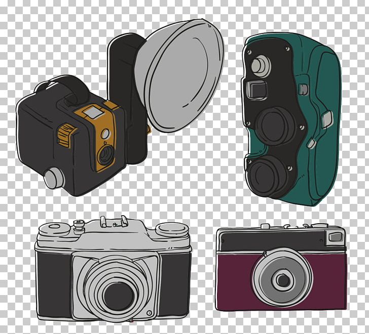 Camera Cartoon PNG, Clipart, Camera Lens, Cartoon, Cartoon Eyes, Hand, Handpainted Vector Free PNG Download