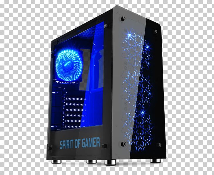 MicroATX Gamer Torre Personal Computer PNG, Clipart, Atx, Blue, Computer, Computer Case, Computer Component Free PNG Download
