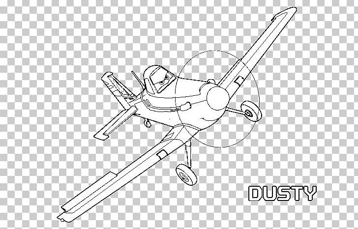 Dusty Crophopper Airplane Line Art Drawing Coloring Book PNG, Clipart, Airplane, Angle, Artwork, Auto Part, Black And White Free PNG Download