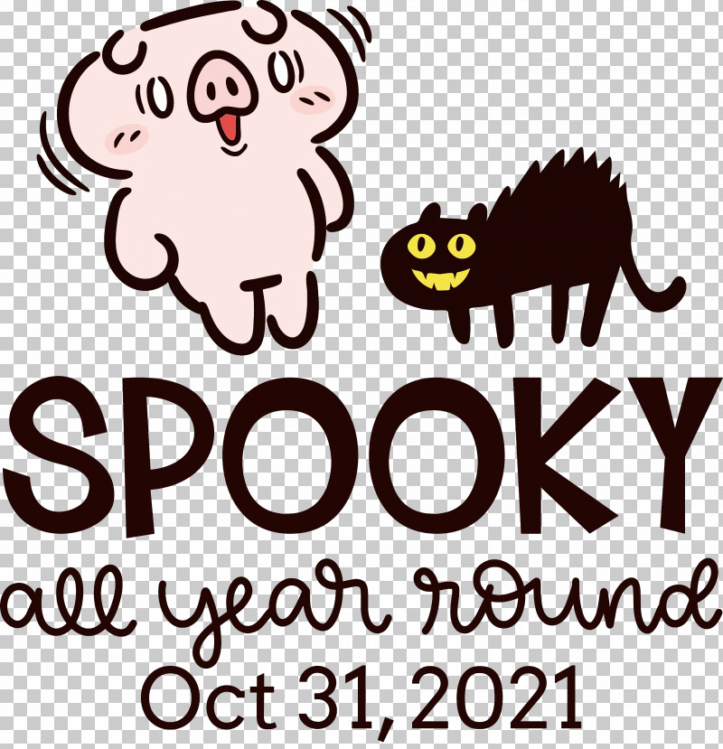 Spooky Halloween PNG, Clipart, Behavior, Cartoon, Cat, Catlike, Dog Free PNG Download
