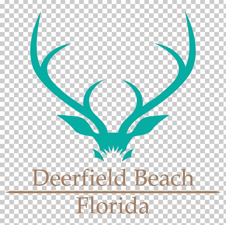 Deerfield Beach Logo Graphic Design Trademark City PNG, Clipart, Antler, Artwork, Beach, Brand, City Free PNG Download
