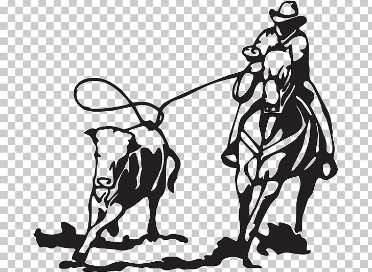 Calf Roping Cattle Team Roping Decal PNG, Clipart, Bumper Sticker, Carnivoran, Cartoon, Cat Like Mammal, Cowboy Free PNG Download