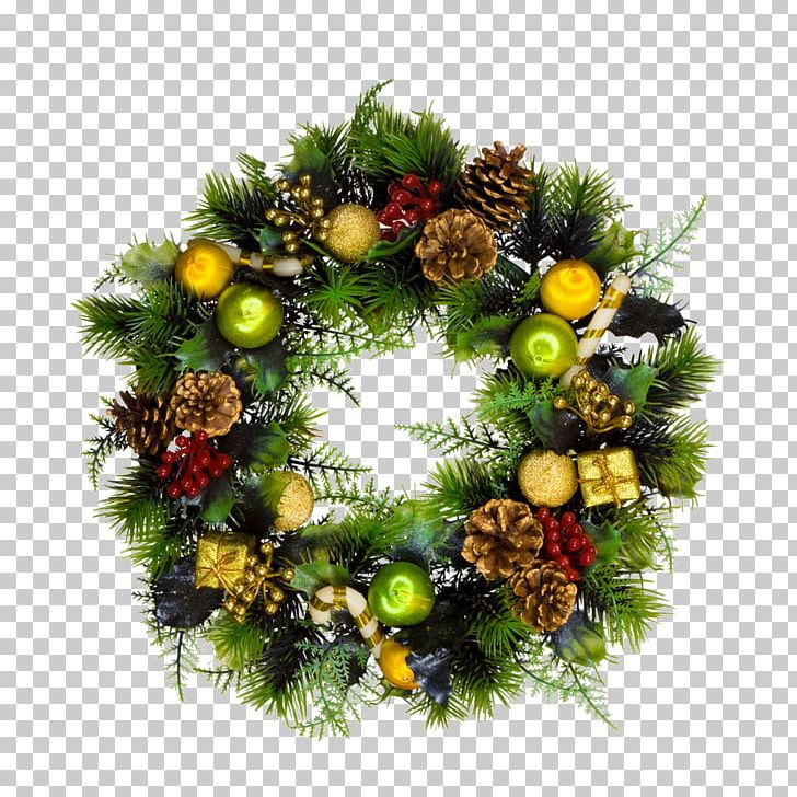 Wreath Christmas Santa Claus Garland PNG, Clipart, Christmas, Christmas Decoration, Christmas Ornament, Christmas Tree, Conifer Free PNG Download