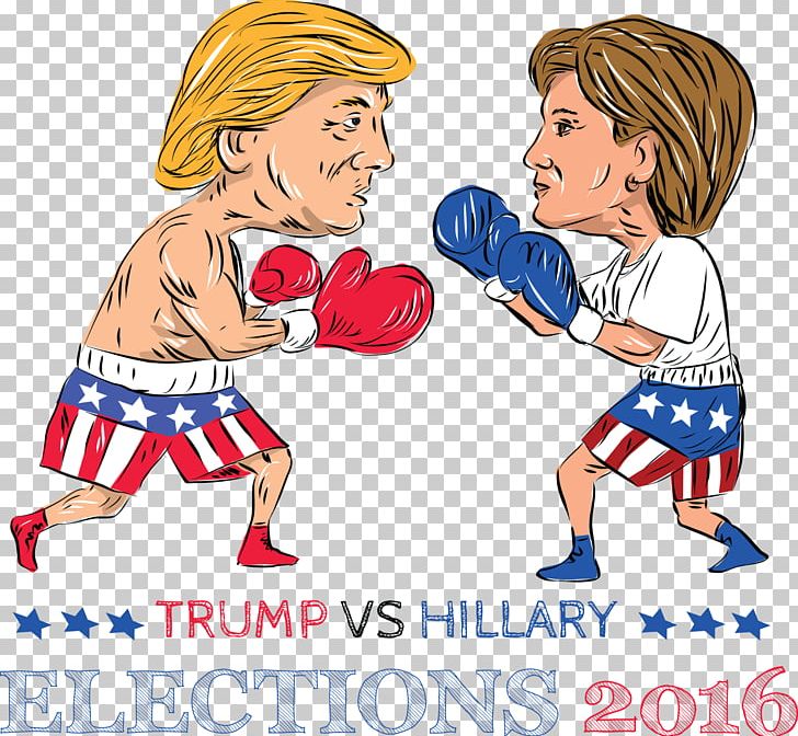 Hillary Clinton President Of The United States US Presidential Election 2016 Trump Vs. Clinton PNG, Clipart, Area, Bill Clinton, Boxing, Boxing Glove, Boy Free PNG Download