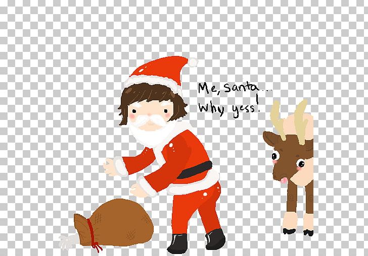 Reindeer Santa Claus Christmas Ornament PNG, Clipart, Cartoon, Christmas, Christmas Ornament, Deer, Eggnog Free PNG Download