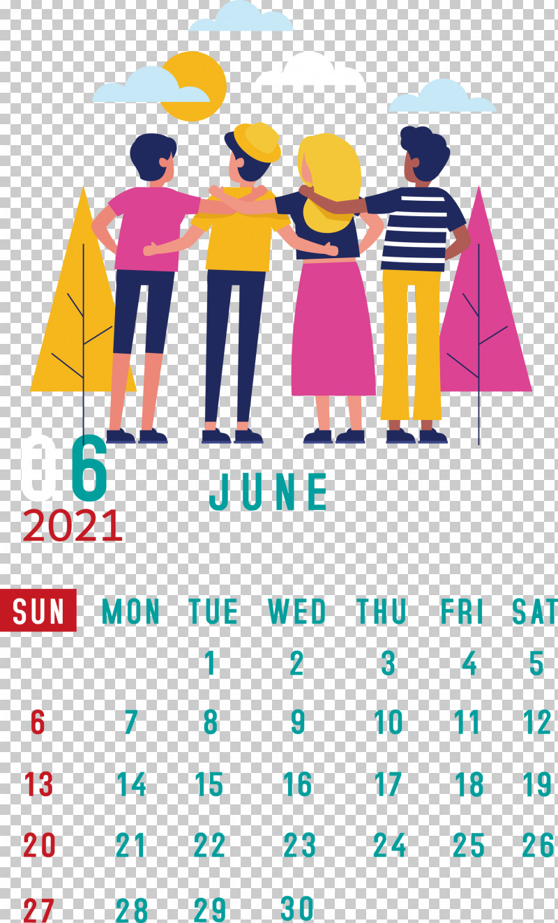 June 2021 Calendar 2021 Calendar June 2021 Printable Calendar PNG, Clipart, 2021 Calendar, Abstract Art, Cartoon, Drawing, Hug Free PNG Download