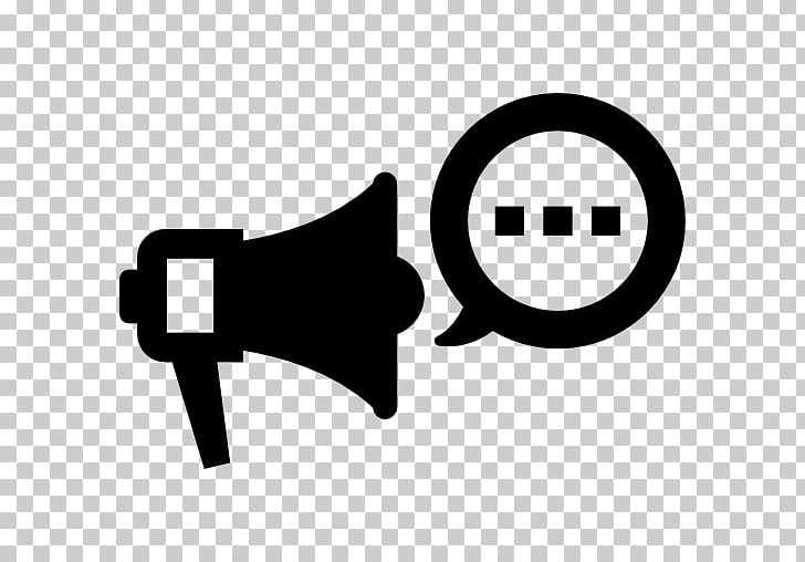 Computer Icons Megaphone Promotion PNG, Clipart, Announcer, Black And White, Brand, Communication, Computer Icons Free PNG Download